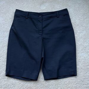 ✨Ruby Rd. Women’s Black Bermuda Shorts - Size L Petite?  (no size tag) - VGUC